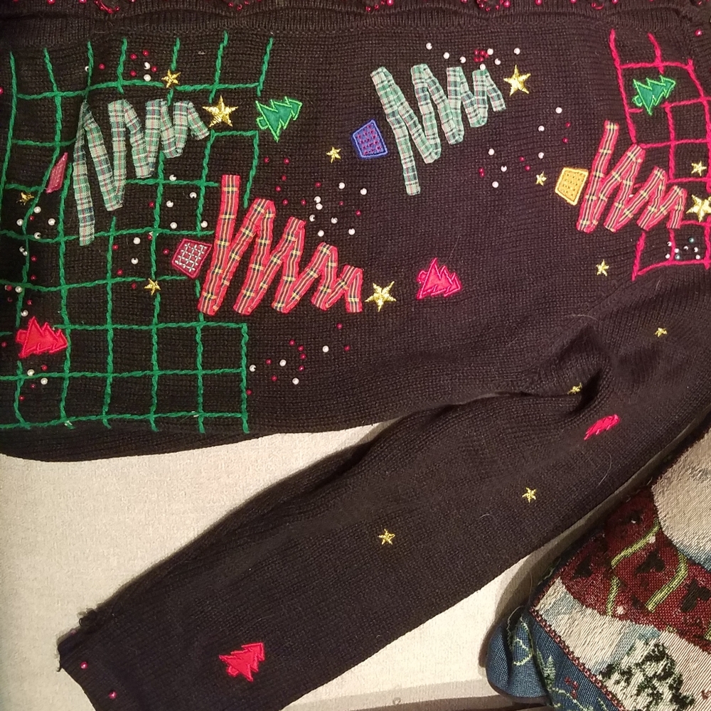 Christmas Tree Holiday Sweater - Picture 3 of 8